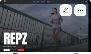 REPZ Gym Wear front-page preview