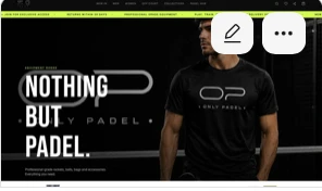 Only Padel front-page preview