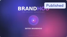 BrandHoo Creator front-page preview