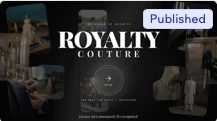 Royalty Couture front-page preview